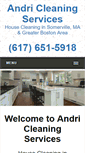 Mobile Screenshot of andri-cleaning-services.com